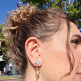 Neo Antique Earring Jackets in Yellow Gold