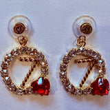 Red Passion No.7 Earring Jackets