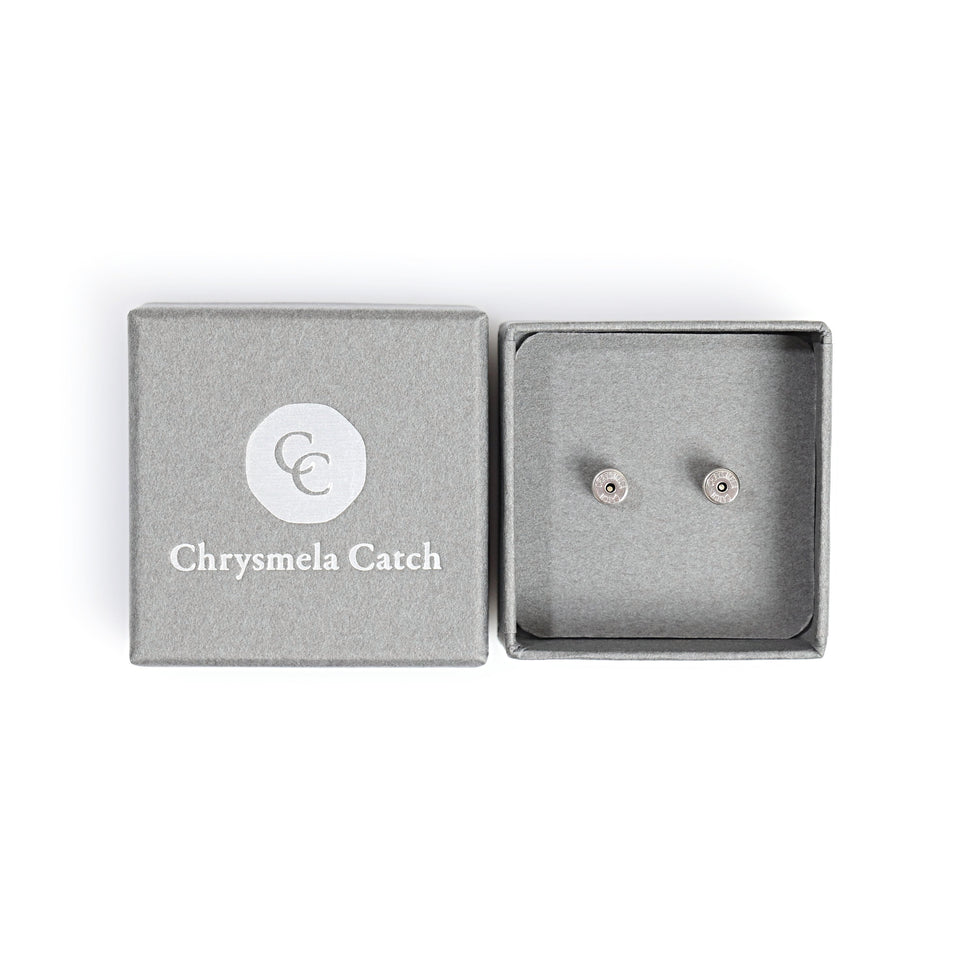 Chrysmela Catch High Tech Earring Lock, Platinum
