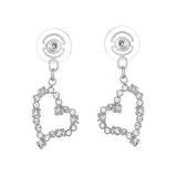 Hearts Crystal Earring Jackets